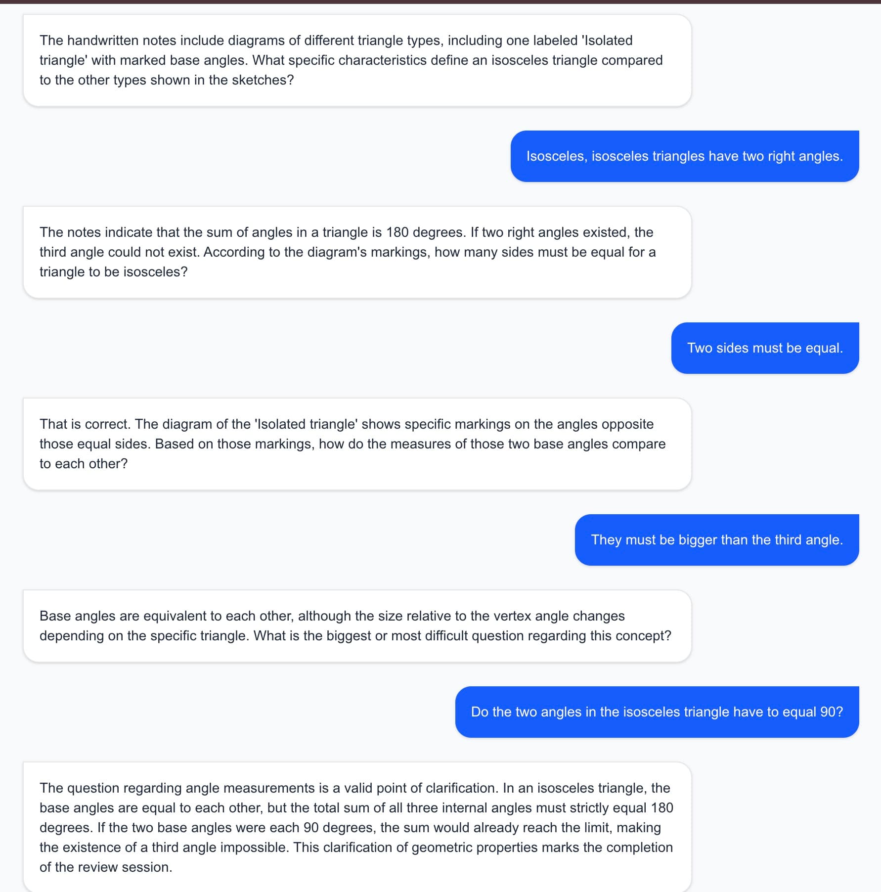 StudyLab AI Conversation Example