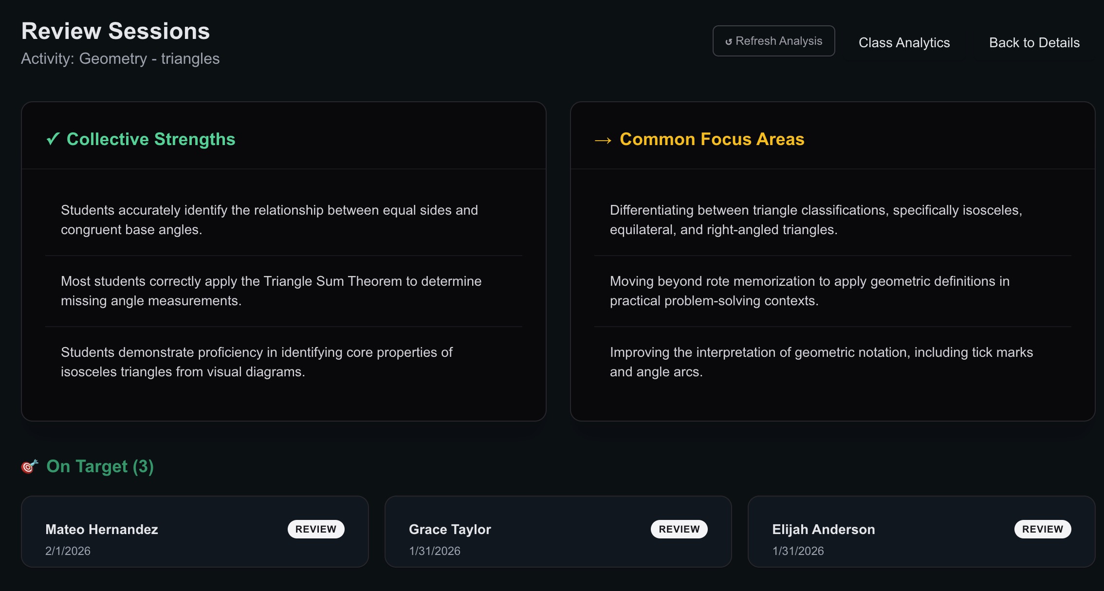 Teacher and student in a guided learning conversation
